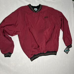 Turfer Mens Size XLLong Sleeve Pullover VTG Windbreaker SafeCo Life Embroidered